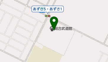 千歳市役所 学校指導室学校指導課教職員係 武道館の地図画像