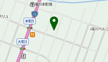 カトリック滝川教会の地図画像