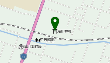 滝川神社の地図画像
