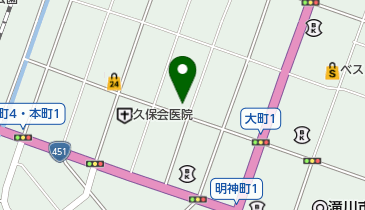 スナックうさぎの地図画像