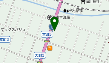 かわて美容室の地図画像