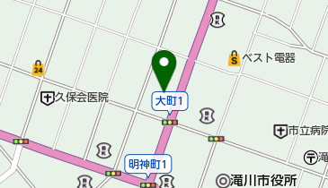 メガネ補聴器の川口の地図画像