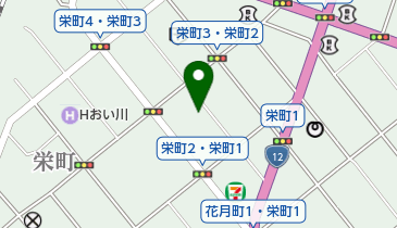 岡下理容院の地図画像