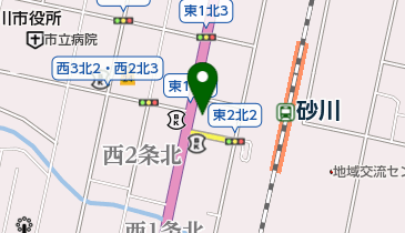 紅屋化粧品店の地図画像