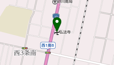弘法寺の地図画像