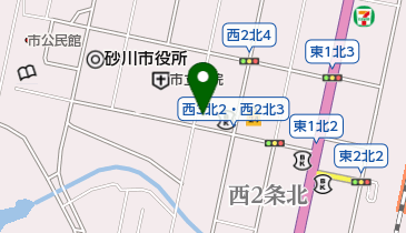 なの花薬局砂川店の地図画像