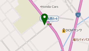 柴田理容院の地図画像