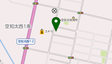 理容室ハチモトの地図画像