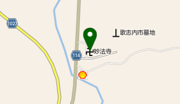 妙法寺の地図画像