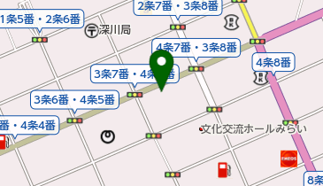 浅見カメラ店の地図画像