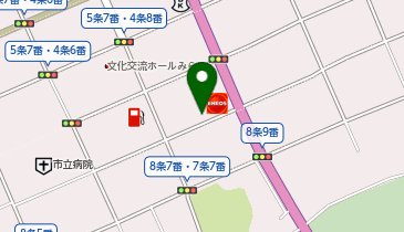 さとうふとん店の地図画像