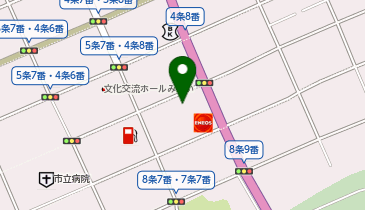 香川美容室の地図画像