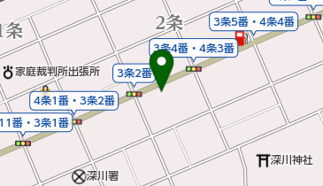 日の丸亭深川店の地図画像