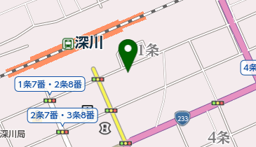 フクダ理容院の地図画像