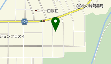 北の峰カイロプラクティックの地図画像