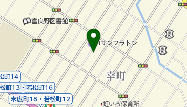 日本キリスト富良野教会の地図画像