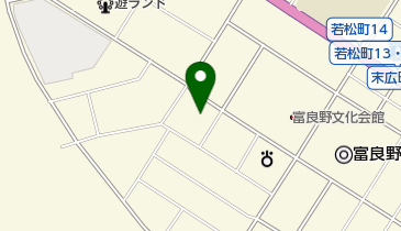 富良野地区森林組合の地図画像