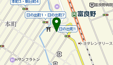 勝山酒店の地図画像