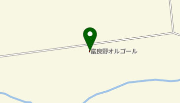 富良野オルゴール堂の地図画像