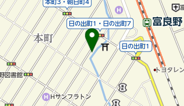 塩尻時計店の地図画像