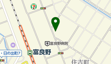 日本調剤 ふらの薬局の地図画像