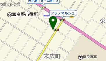 吉本理容院の地図画像