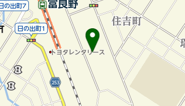 老人保健施設ふらのの地図画像