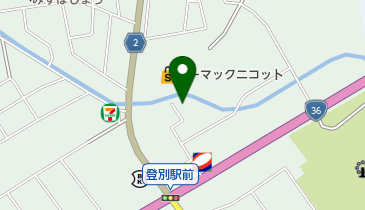 観光クリーニングの地図画像