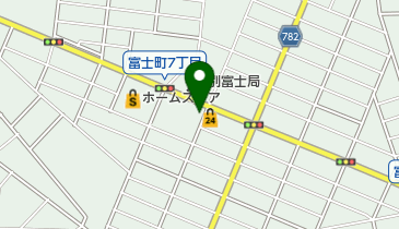かえで調剤薬局富士町店の地図画像