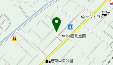 シャンデール登別若草サロンの地図画像