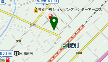 小がねそば幌別店の地図画像