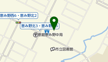 北海道総合在宅ケア事業団(一般社団法人)恵庭訪問看護ステーションの地図画像