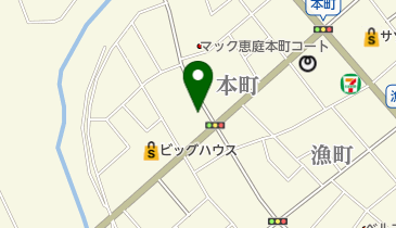 ひものや呉服店の地図画像