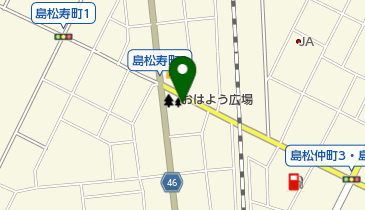 ヘアーアンドフェイス花雅美の地図画像