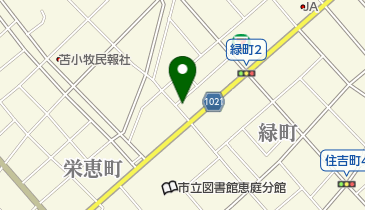 恵庭福音キリスト教会の地図画像