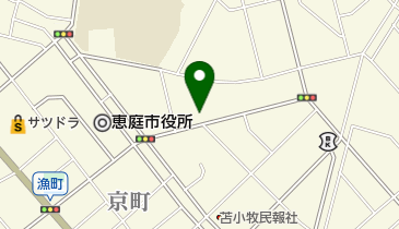 恵庭地区連合の地図画像