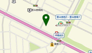 ビックリッキー恵み野店の地図画像