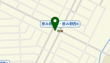 恵み野動物病院の地図画像