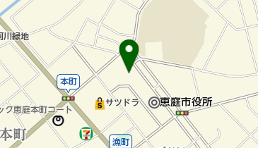 天輪・市民会館の地図画像