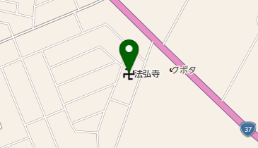 法弘寺の地図画像