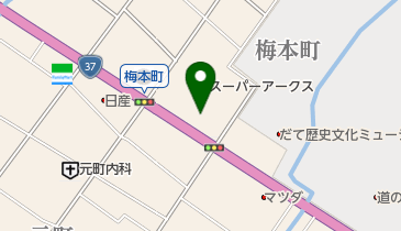 悠遊観光バス伊達の地図画像