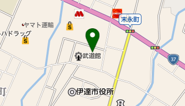 伊達市役所 施設 武道館の地図画像