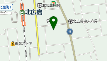 美容室アルテファーレの地図画像