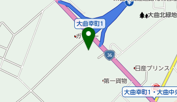 美容室ウェーブの地図画像