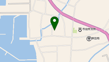 厚田憩の家の地図画像