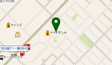 花川南会館の地図画像