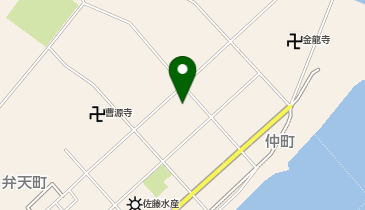 弁天会館の地図画像