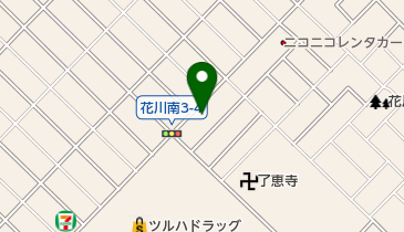 ポポロ美容室の地図画像