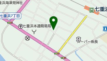 七重浜稲荷神社の地図画像