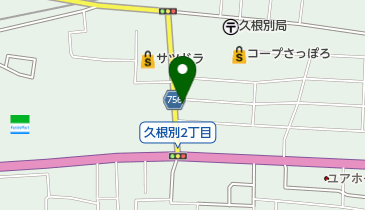 くねべつ小動物病院の地図画像